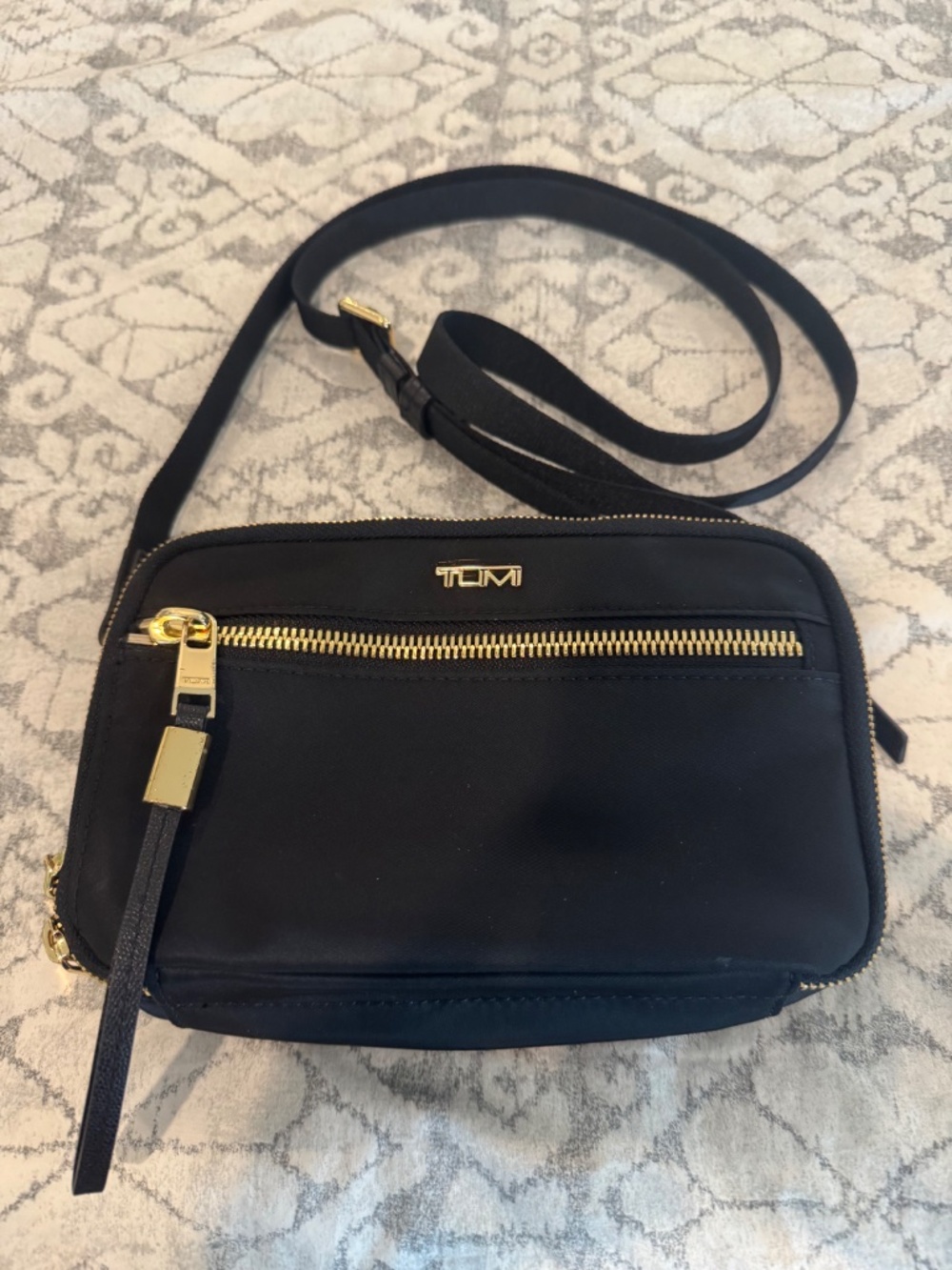 TUMI - Voyageur Langley Crossbody - Black Nylon Crossbody Bag